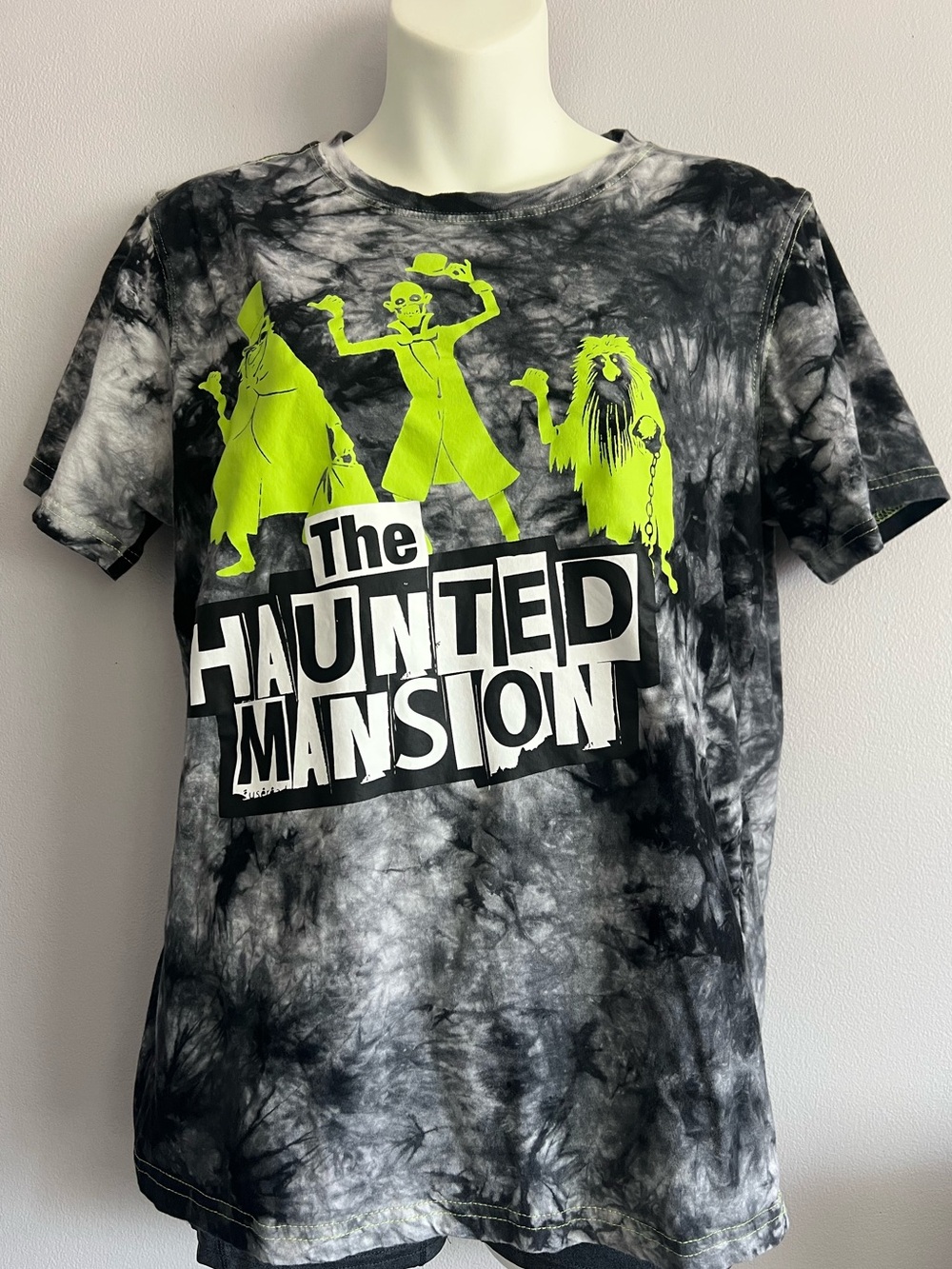 DISNEY | The Haunted Mansion Black Tie-Dye Tee